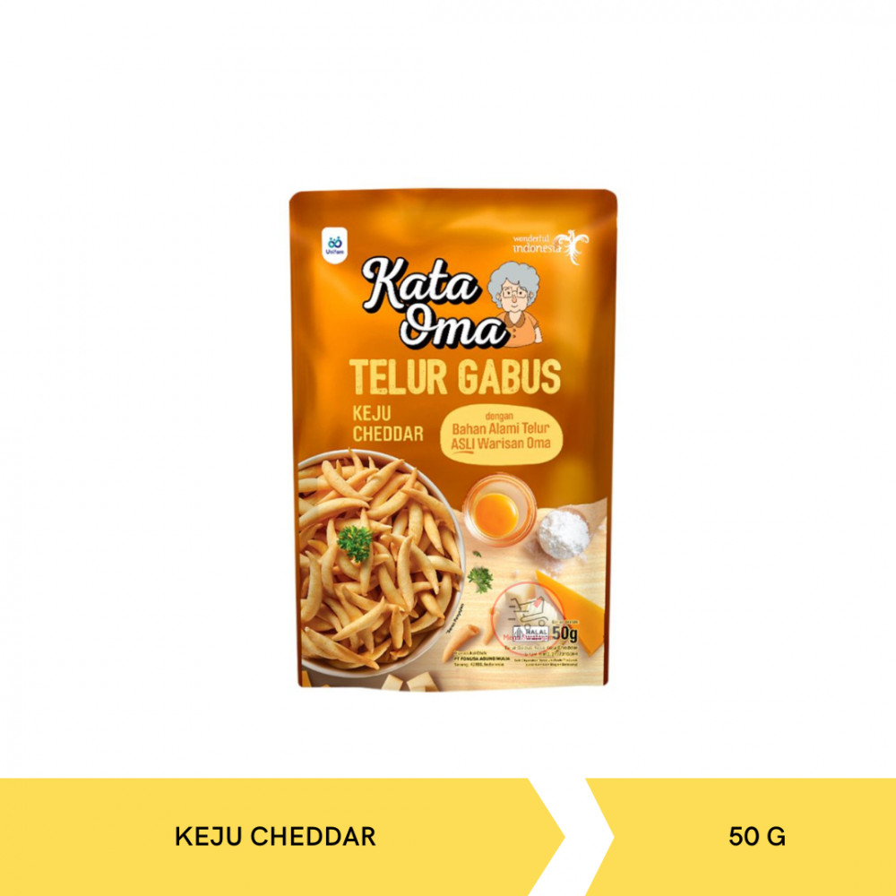 KATA OMA TELUR GABUS KEJU 50G X 24