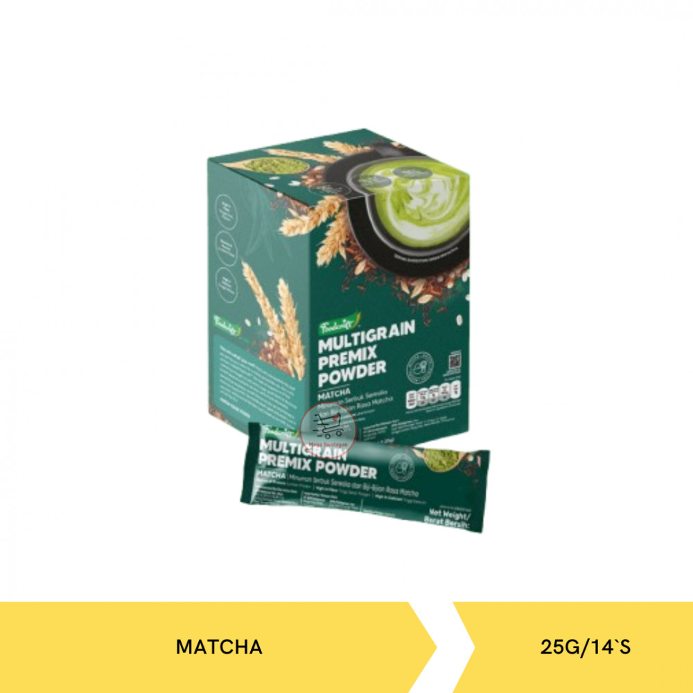 FOODCRAFT MULTIGRAIN MATCHA 25G/14`S X 18KTK