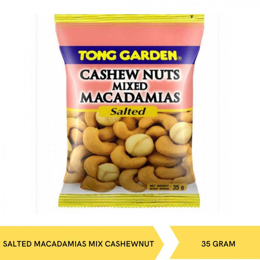 TONG GARDEN SALTED MACADAMIAS MIX CASHEWNUT 35GX36