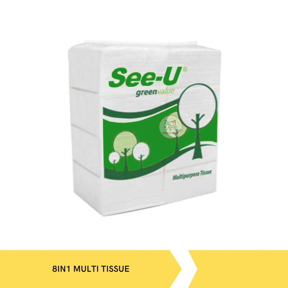 SEE-U GREEN VALUE 8IN1 MULTI TISSUE X 6