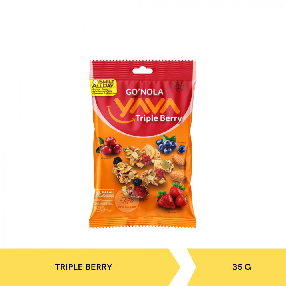 YAVA GO`NOLA TRIPLE BERRY 35G X 40