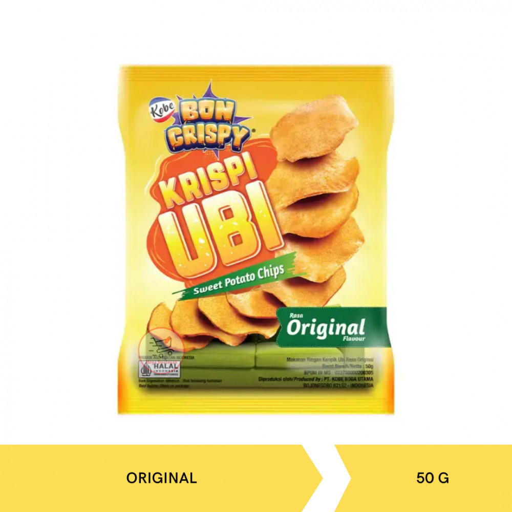 KOBE BON CRISPY KRISPI UBI ORIGINAL 50G X 24