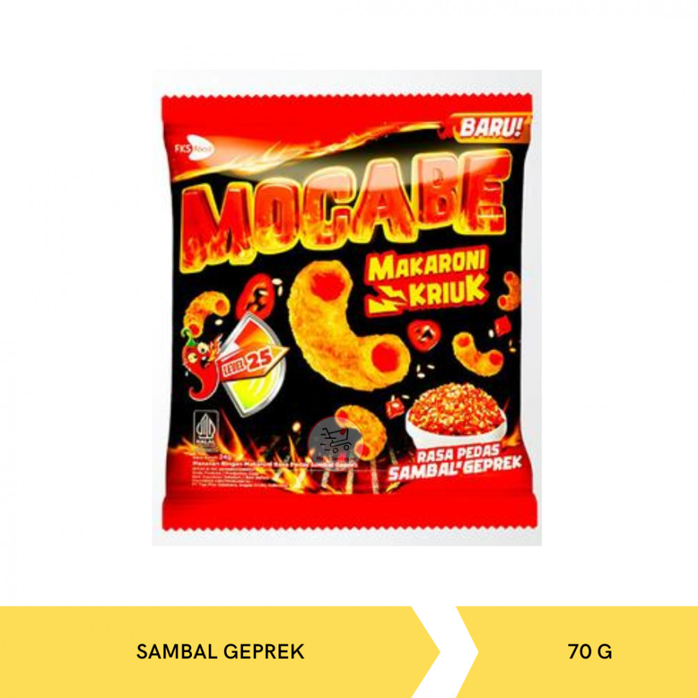 MOCABE MAKARONI SAMBEL GEPREK 70GX30