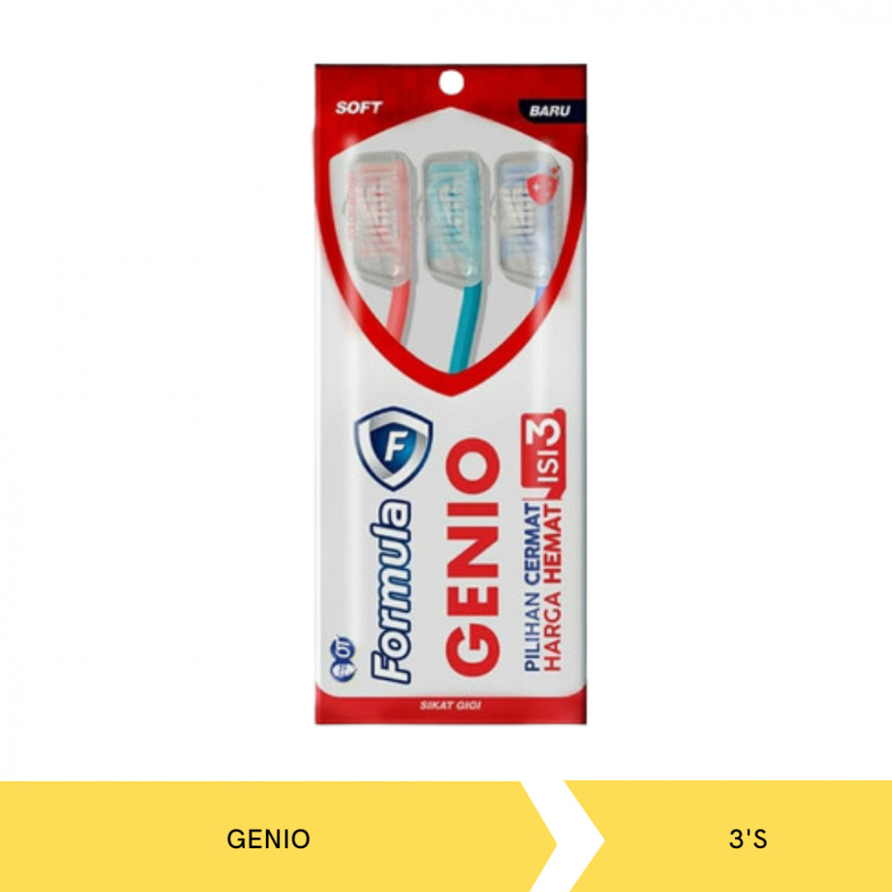 FORMULA T.BRUSH GENIO PACK/3 X12