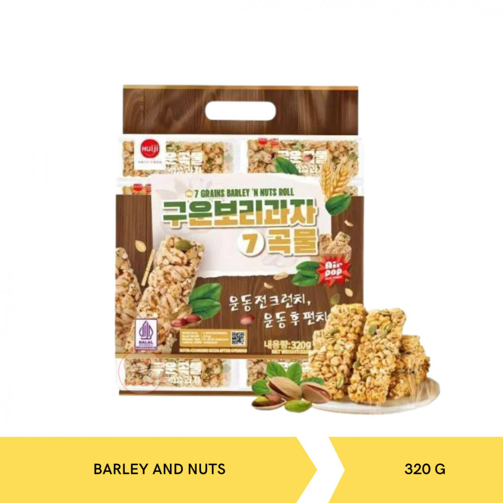 HUIJI 7 GRAINS BARLEY&NUTS CRACKER 320GX10