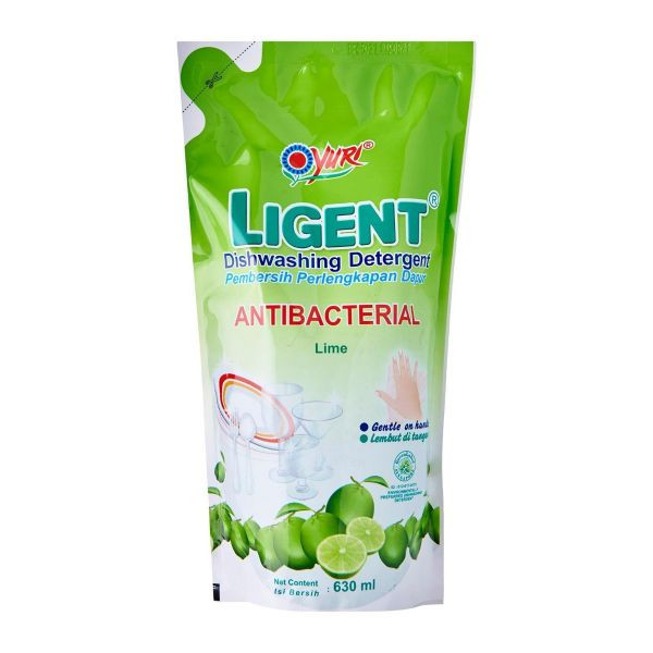 YURI LIGENT LIME POUCH 600ML X 12
