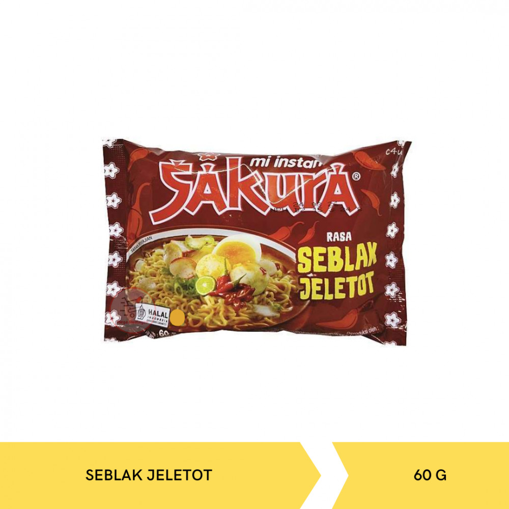 SAKURA MIE SEBLAK JELETOT 60G X 40