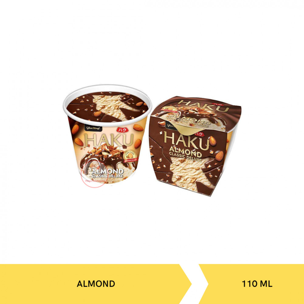 GLICO HAKU  ALMOND CLASSIC DELUXE CUP 110MLX24