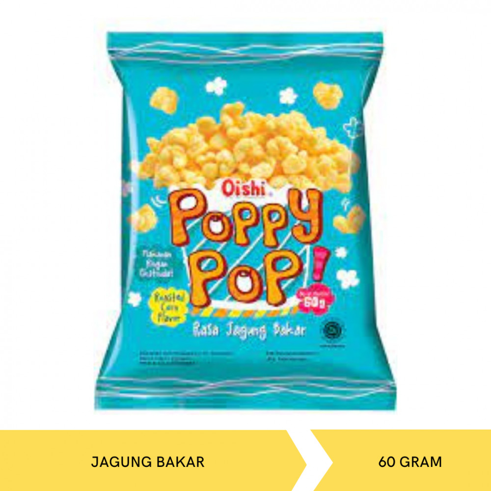 OISHI POPPY POP ROASTED CORN FLAVOR 60G X 24