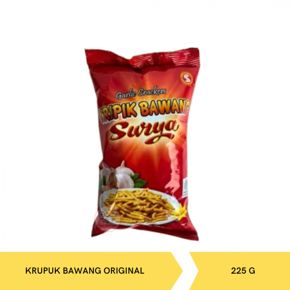 SURYA KRIPIK BAWANG ORIGINAL 225G X 20