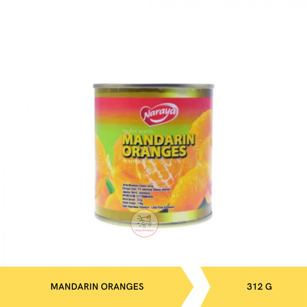 NARAYA MANDARIN ORANGES TIN 312G X 24