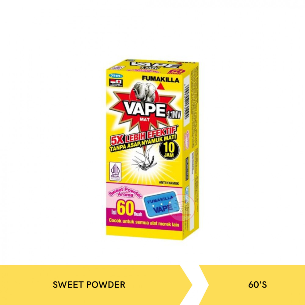VAPE MAT SWEET POWDER AROMA 60`S
