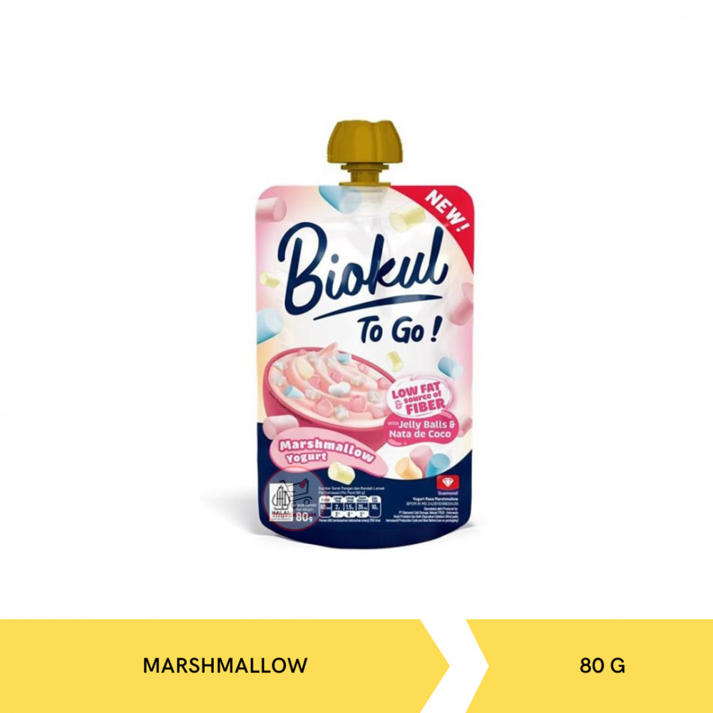 BIOKUL TO GO YOGURT MARSHMELLOW 80G X 12