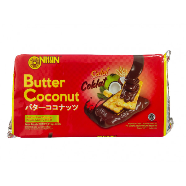 NISSIN BUTTER COCONUT CHOCO 115G X24