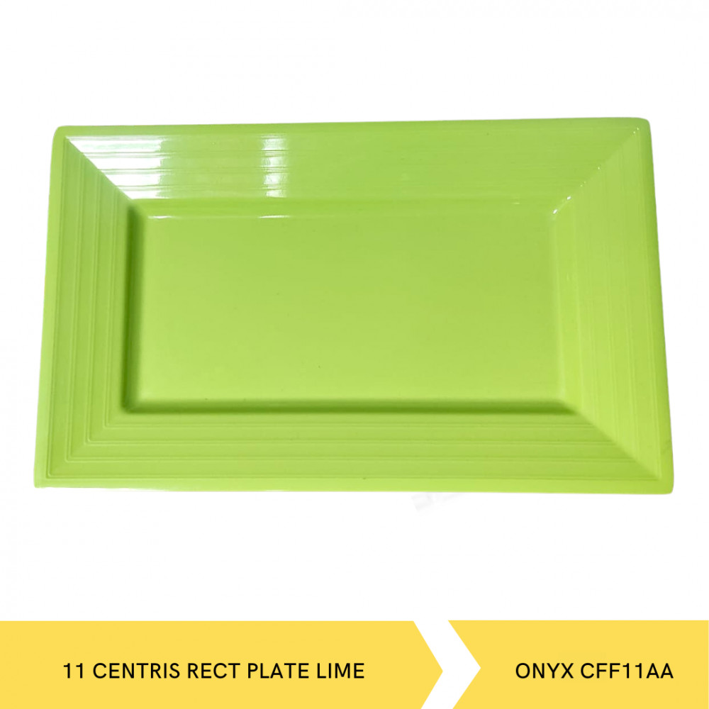 ONYX CFF11AA-11 CENTRIS RECT PLATE LIME