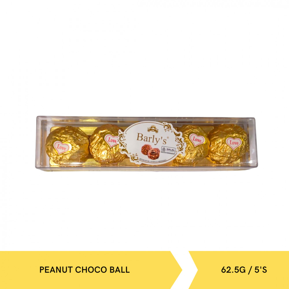 BARLY`S RG05 GOLD PEANUT CHOCO BALL 62.5G/5`SX64