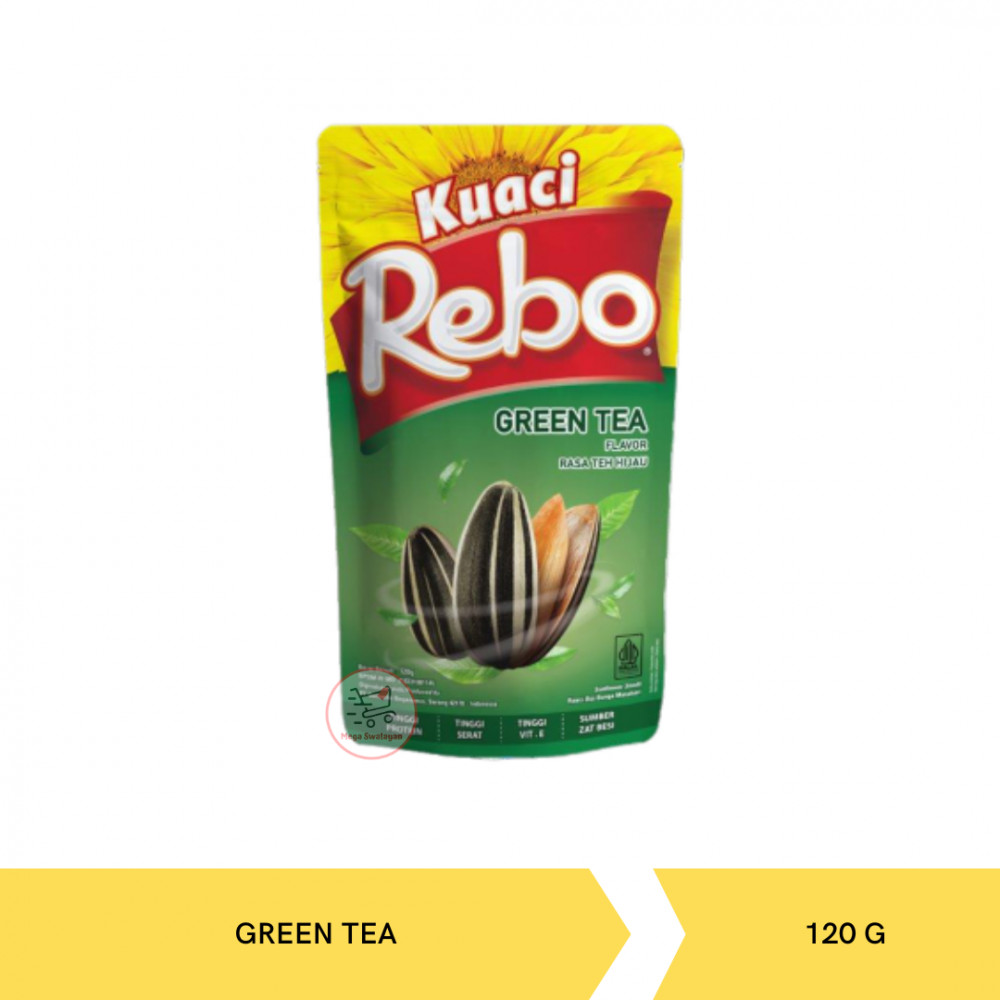 REBO KUACI MATAHARI GREEN TEA 120G X 48