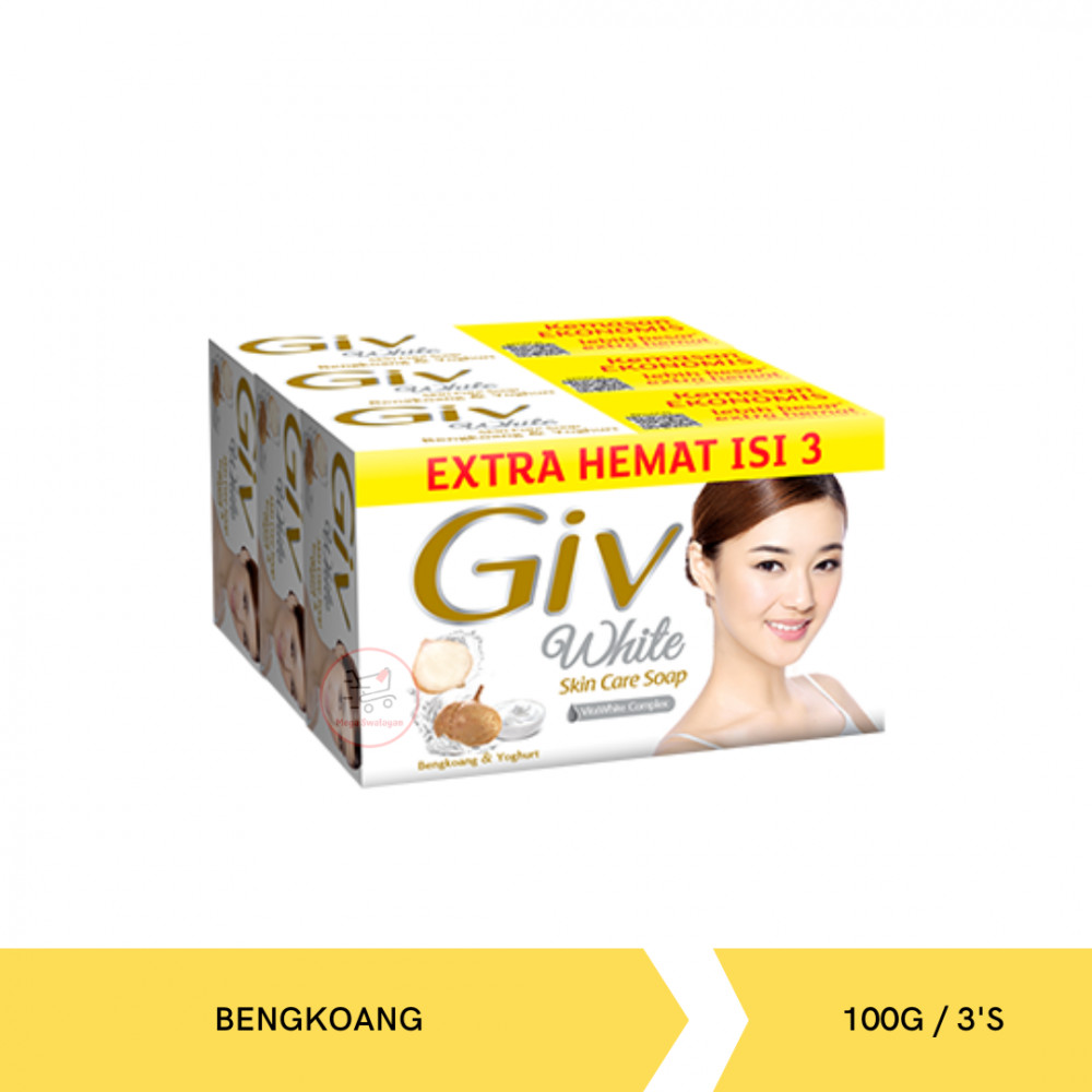 GIV SOAP BENGKOANG PACK 100G/3`S X 24