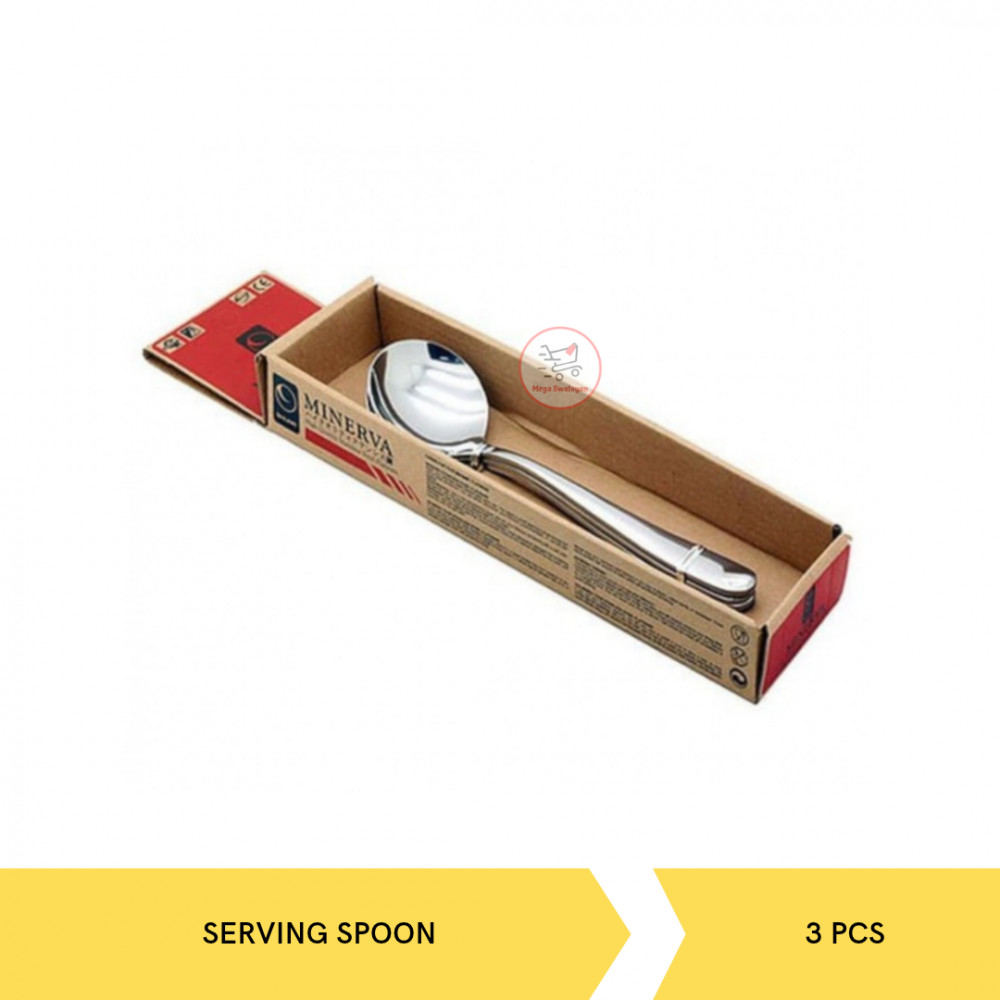 MINERVA SRN0203 SERVING SPOON/3PC SS