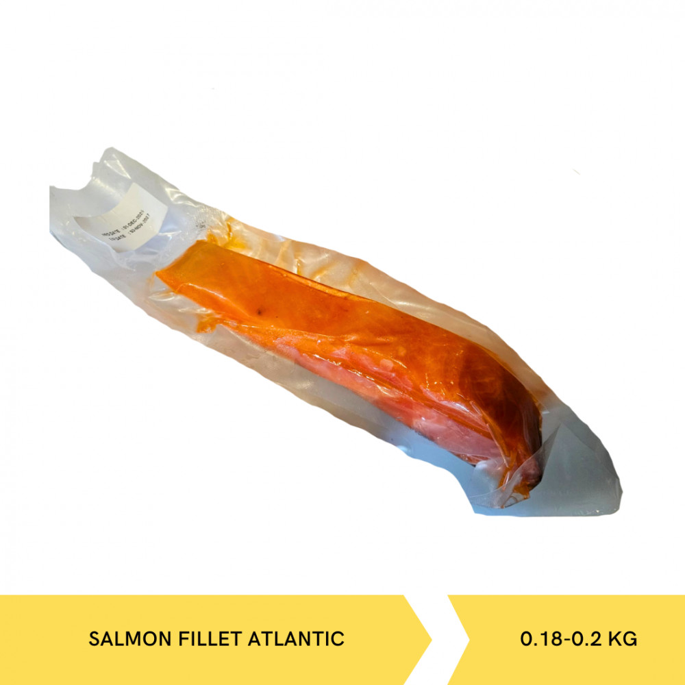 SALMON FILLET ATLANTIC 0,18 - 0,2 KG