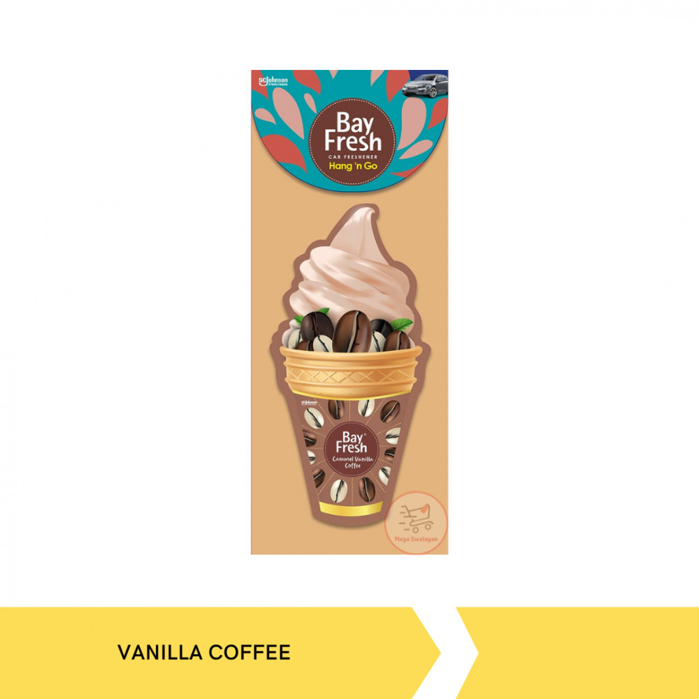 BAYFRESH HANG`N GO CAR VNL COFFEE X 12