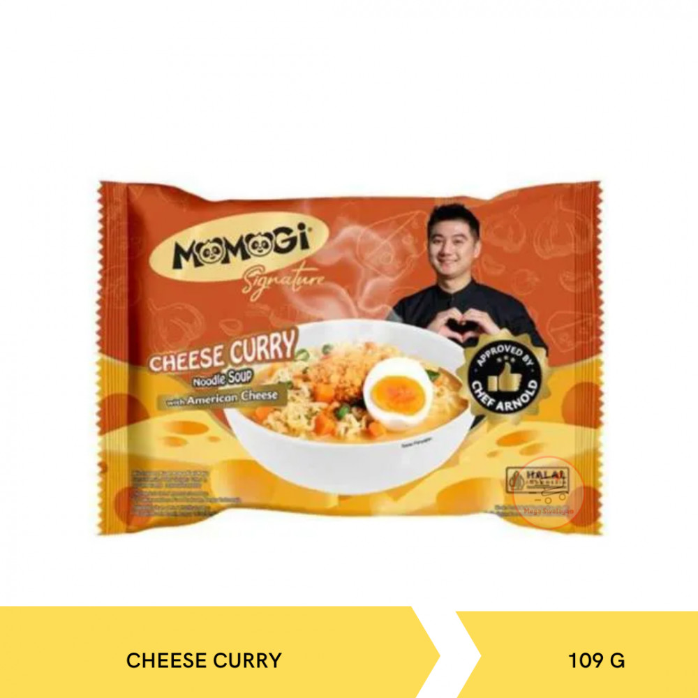 MOMOGI NOODLE CHEESE CURRY 109GX40