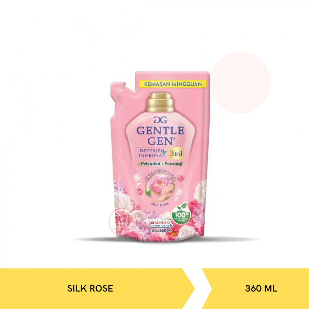 GENTLE GEN LIQ DET PEONY POUCH 360MLX12