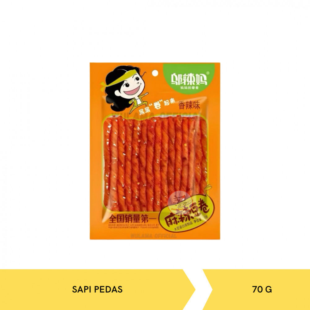 WULAMA LATIAO SAPI PEDAS 70G X 100