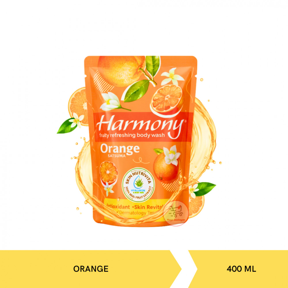 HARMONY BW ORANGE SATSUMA POUCH 400ML