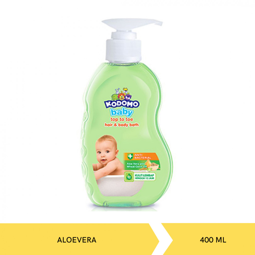 KODOMO TOP TO TOE ALOEVERA BTL 400 ML