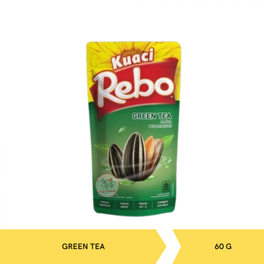 REBO KUACI MATAHARI GREEN TEA 60G X 48
