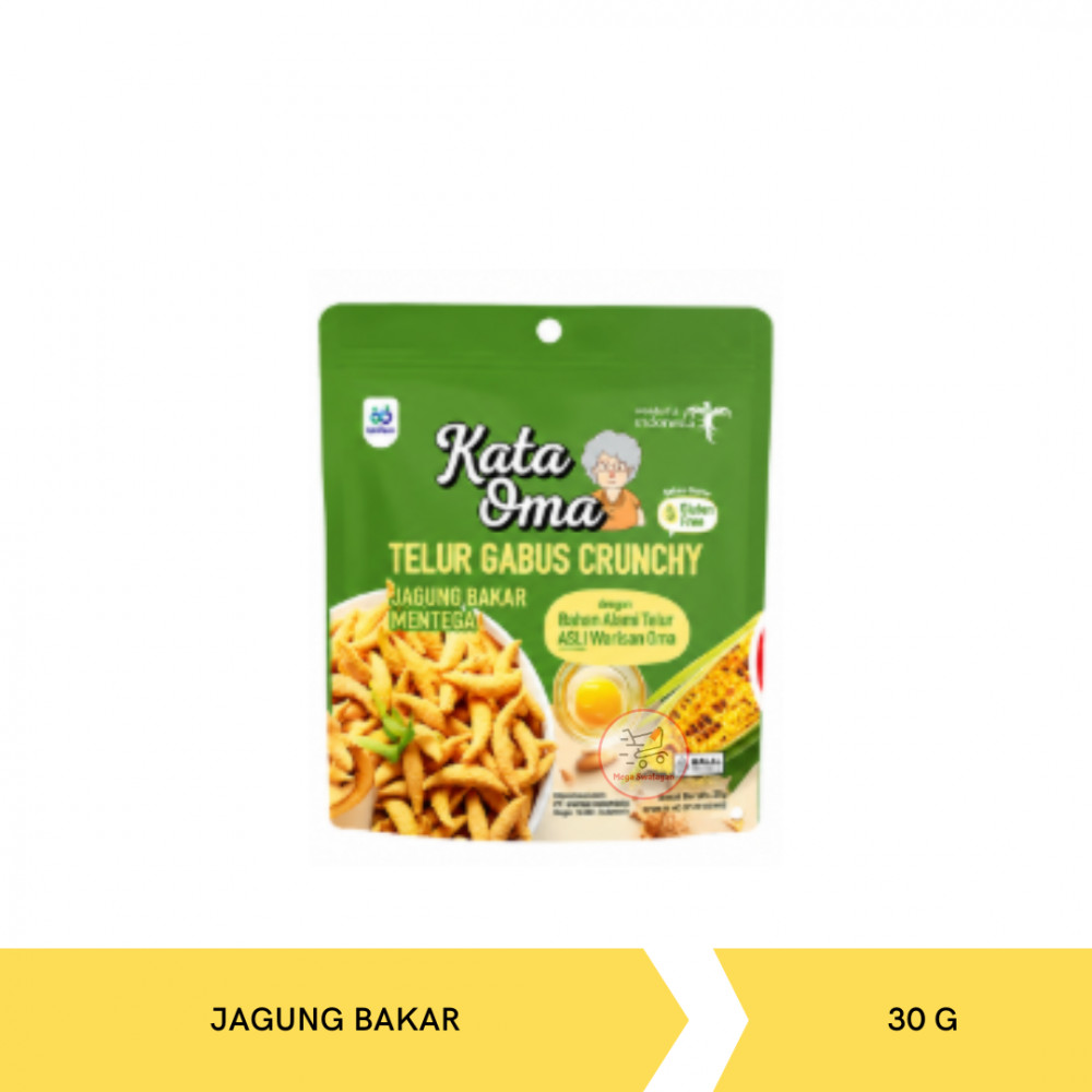 KATA OMA TELUR GABUS JAGUNG BAKAR 30G X60