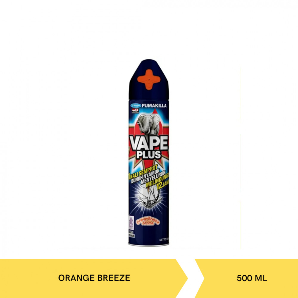 VAPE AERO PLUS ORANGE BREEZE 500ML X 12