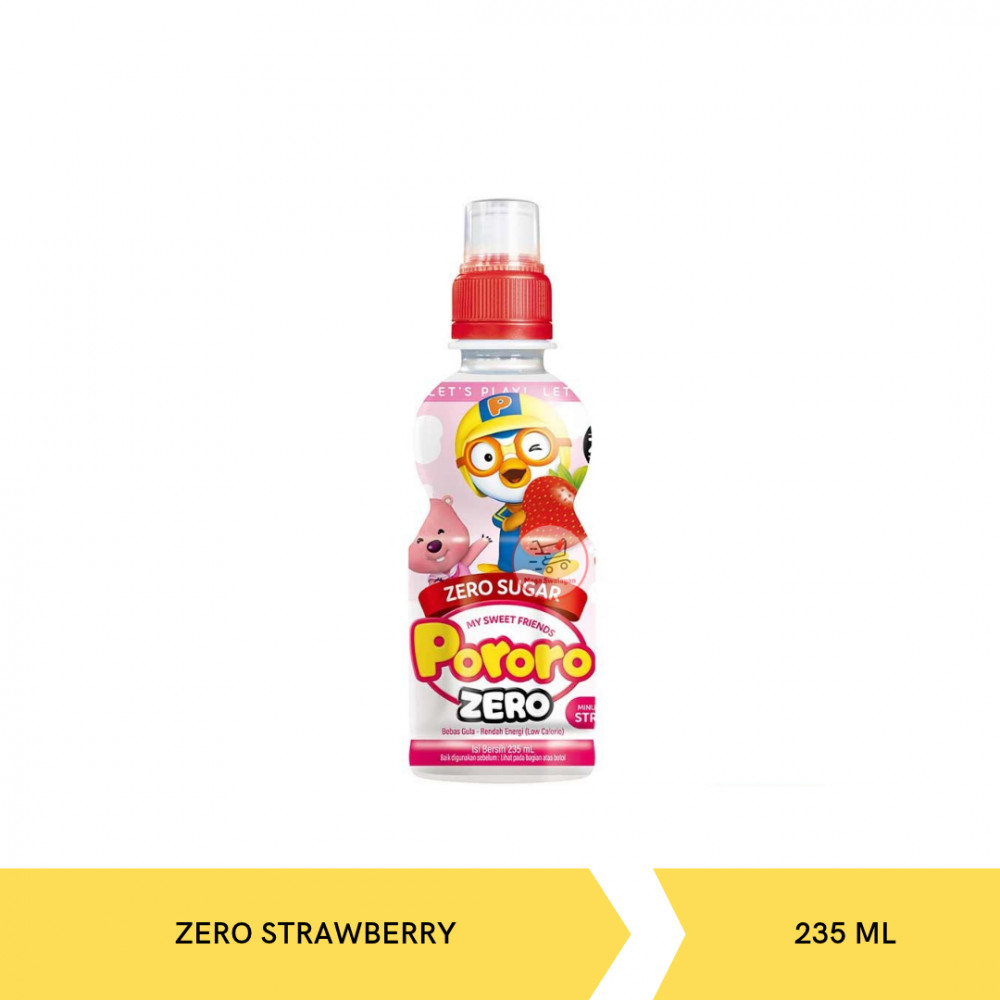 PORORO DRINK ZERO STRAWBERRY 235ML X 24