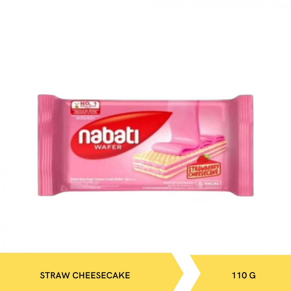 NABATI WAFER STRAW CHEESECAKE 110G X 24