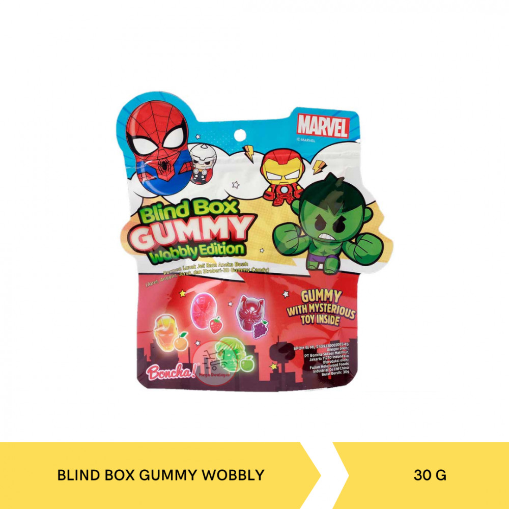 BONCHA BLIND BOX GUMMY WOBBLY EDITION 30G X 8