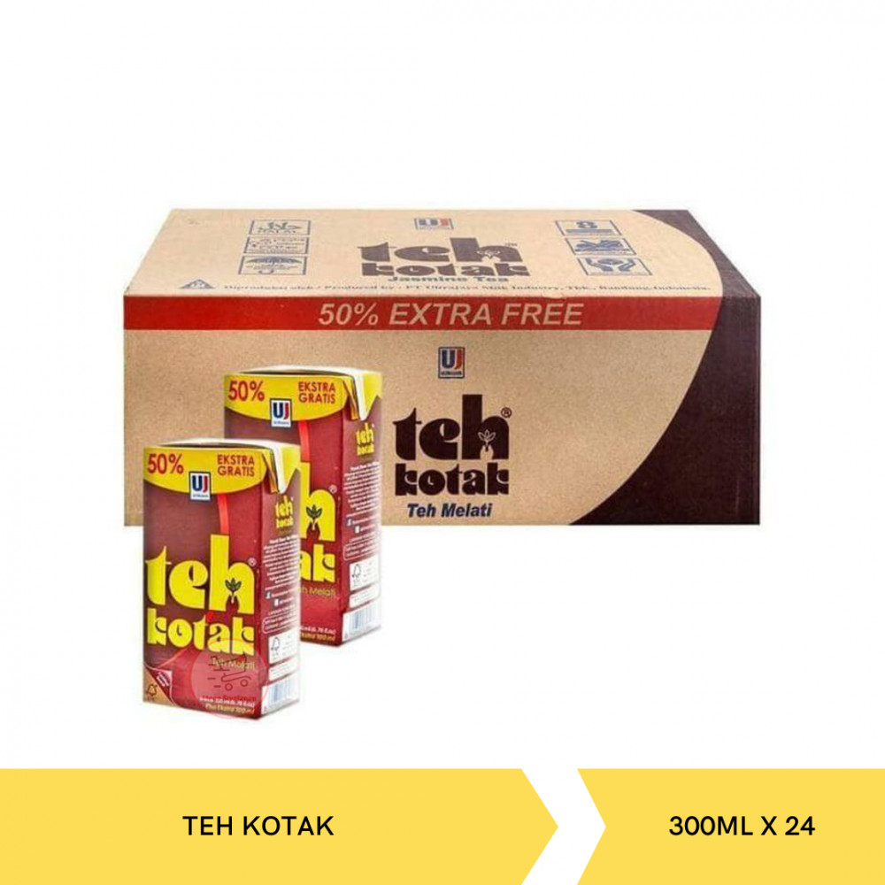 ULTRA TEH KOTAK BOX 300ML ISI 24KTK