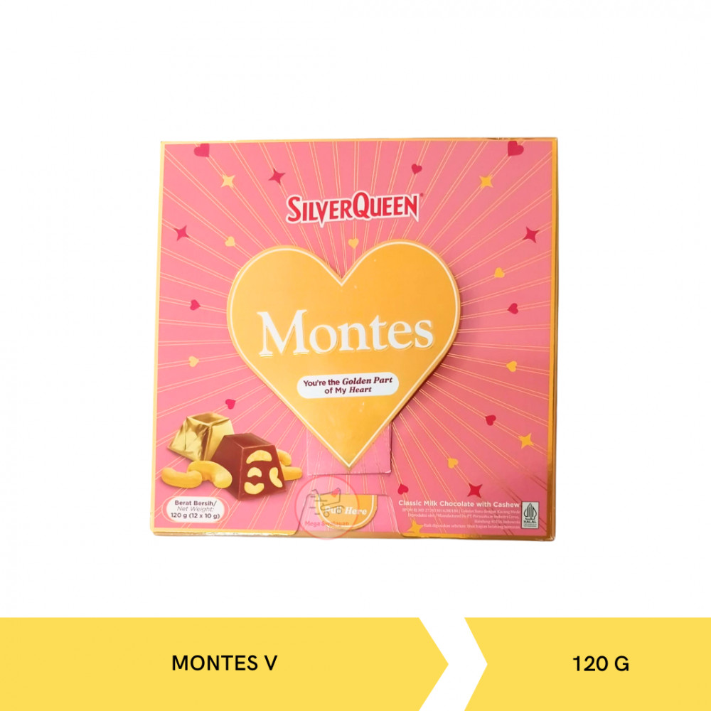 SILVER QUEEN MONTES V PACK 120G X 24