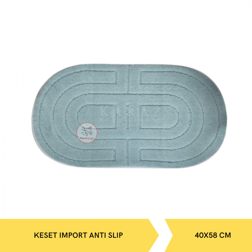 ROOM MAT KESET IMPORT ANTI SLIP #11307-3 40X58CM