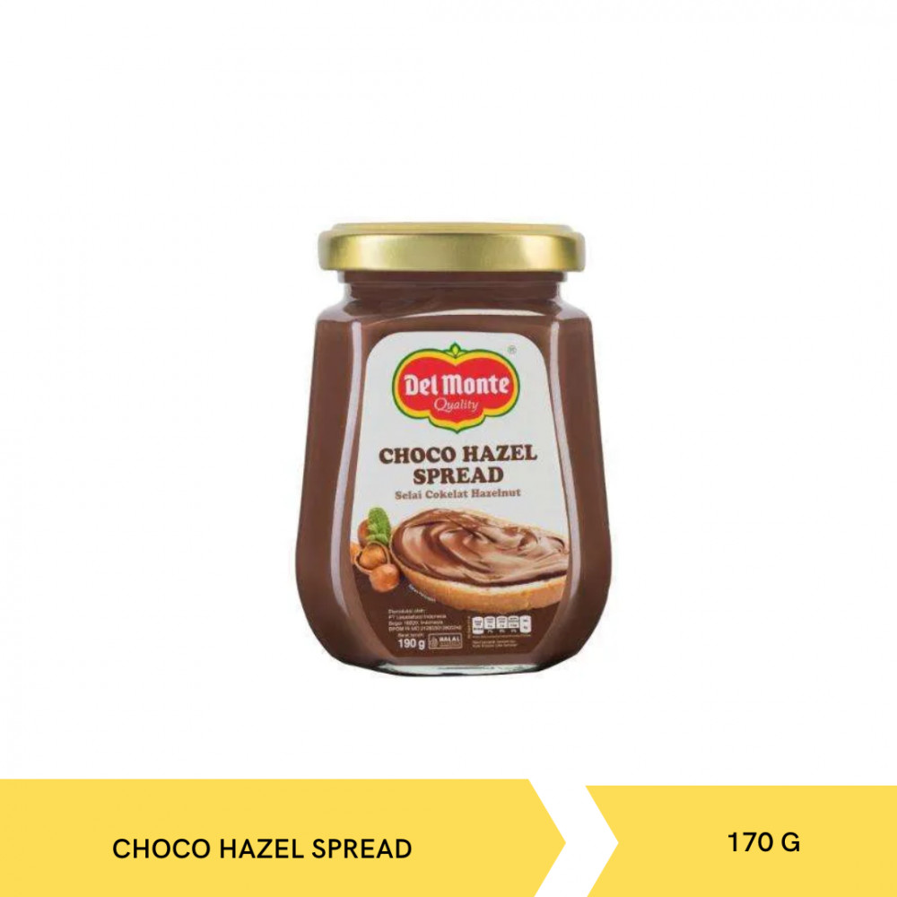 DELMONTE CHOCO HAZELNUT SPREAD 190G X 12