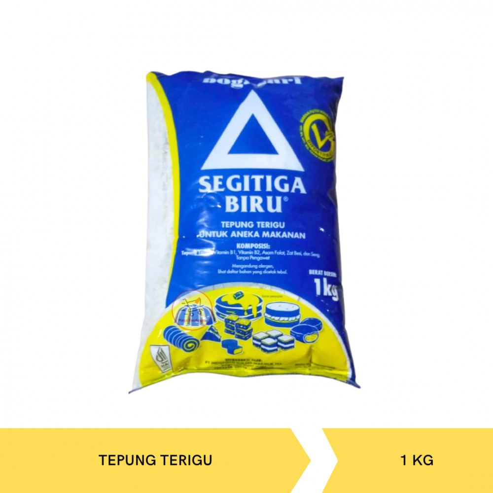 SEGITIGA BIRU TEPUNG ECO PACK 1KG X 12