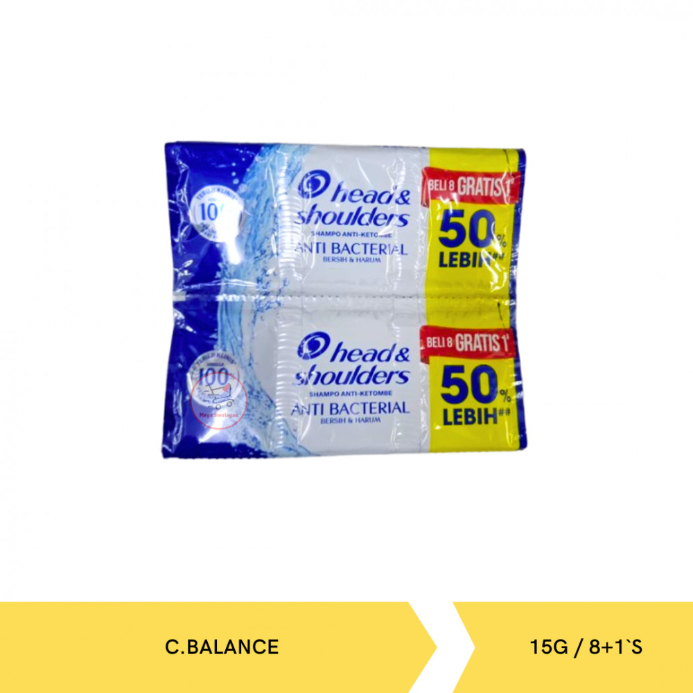 HEAD&SHOULDERS SHP C.BALANCE BANDED 15G/8+1`S