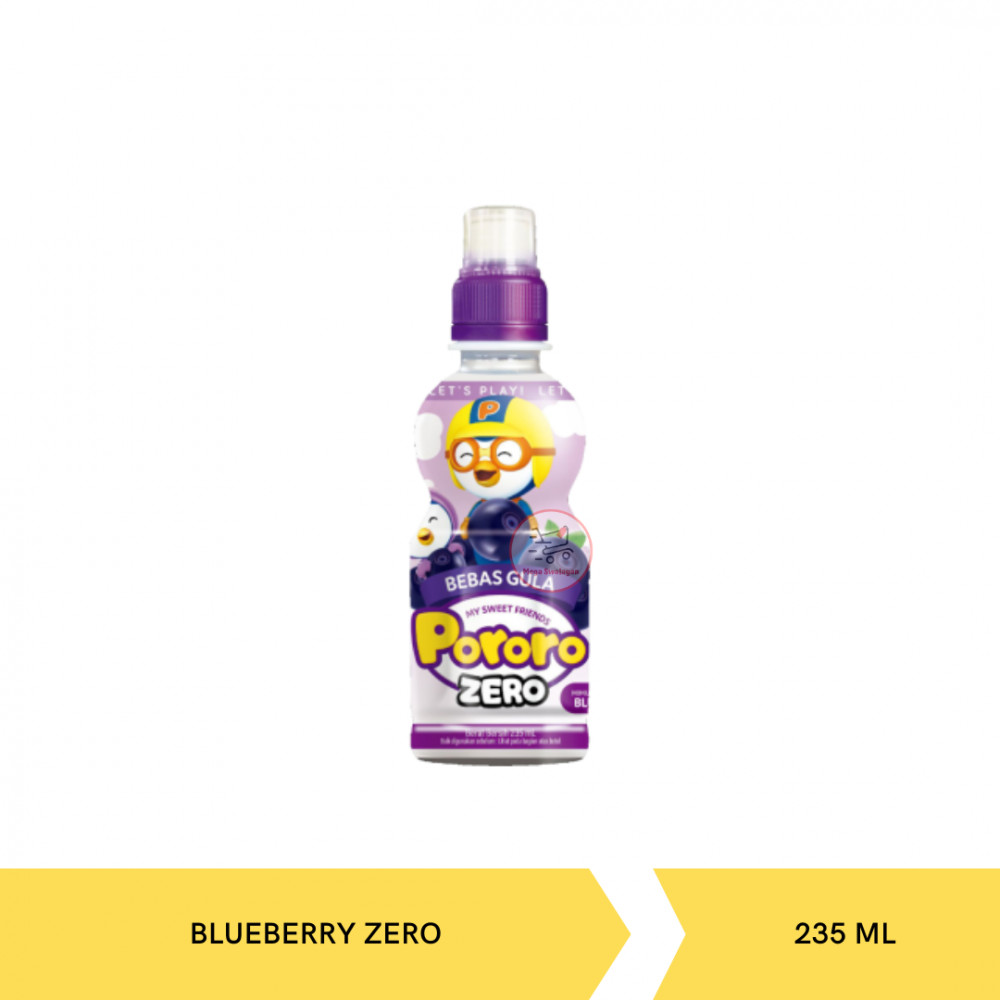 PORORO DRINK ZERO BLUEBERRY 235MLX24