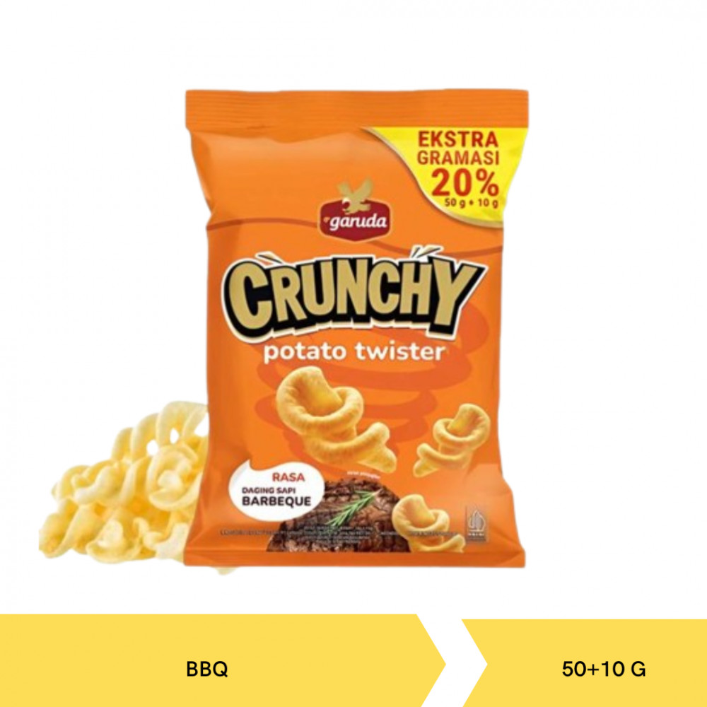 GARUDA POTATO DAGING SAPI BBQ 50+10G  X 30