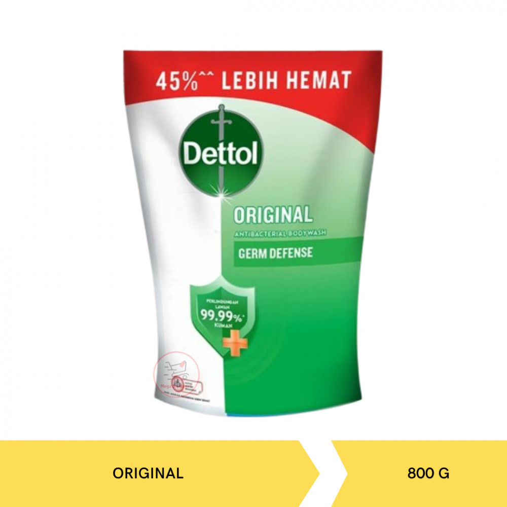 DETTOL BW ORIGINAL POUCH 800G X 12