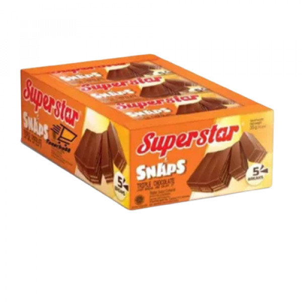 SUPERSTAR SNAPS TRIPLE CHOCO KTK 28G/12`S X 8