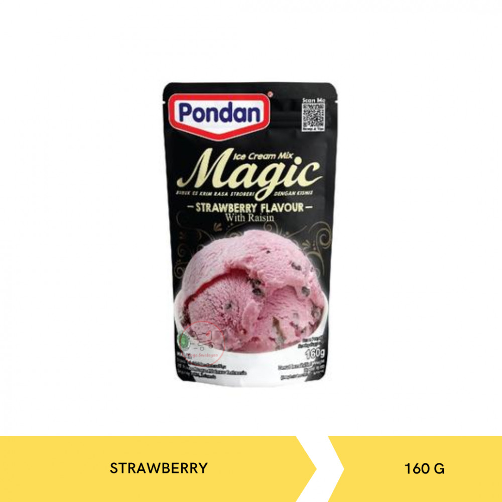 PONDAN ICE CREAM MAGIC STRAW POUCH 160GX6X8PAK