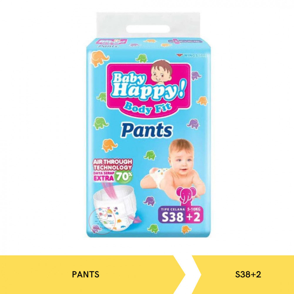 BABY HAPPY PANTS S38+2 X 4
