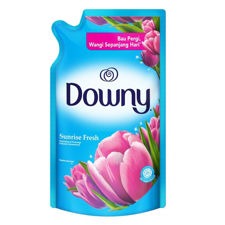 DOWNY PELEMBUT SUNRISE F POUCH 550ML X 8