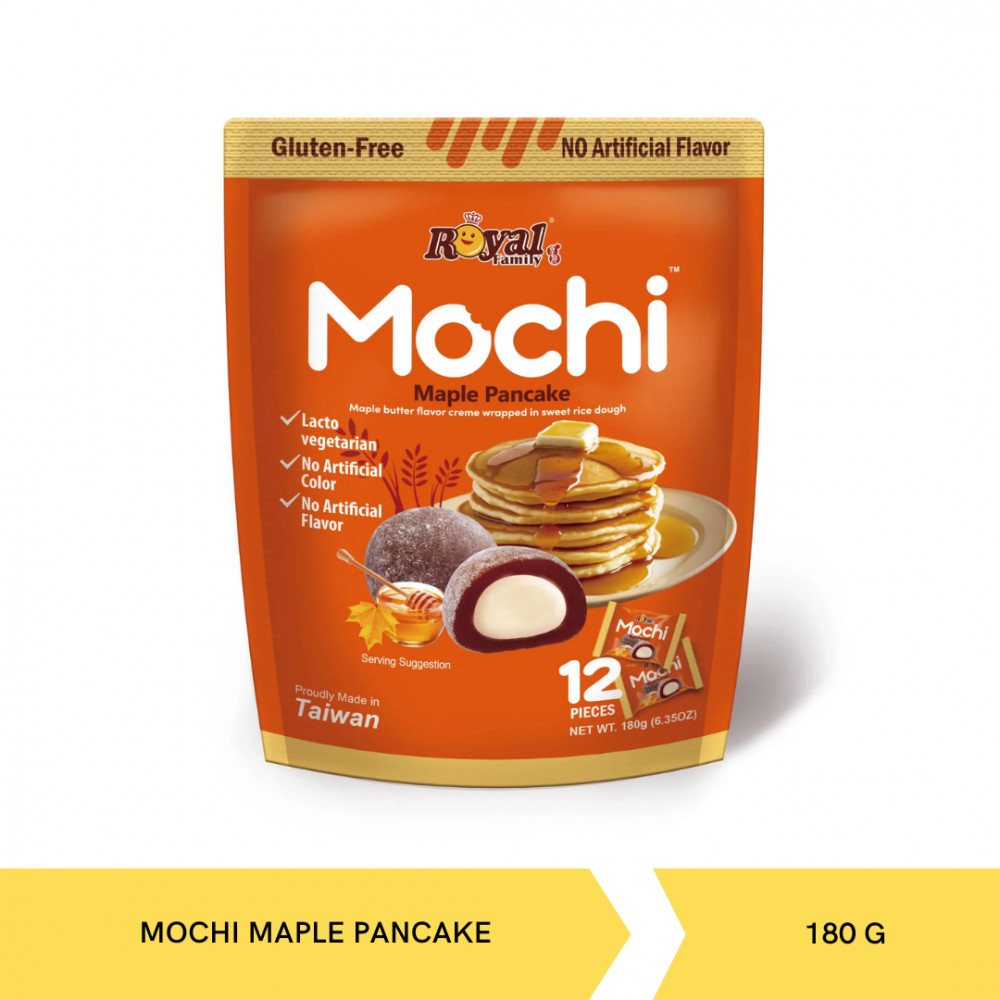 ROYAL FAMILY MOCHI MAPLE PANCAKE 180GX12